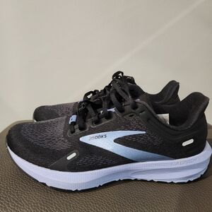 Brooks Launch GTS9 Black and Purple Running Shoes